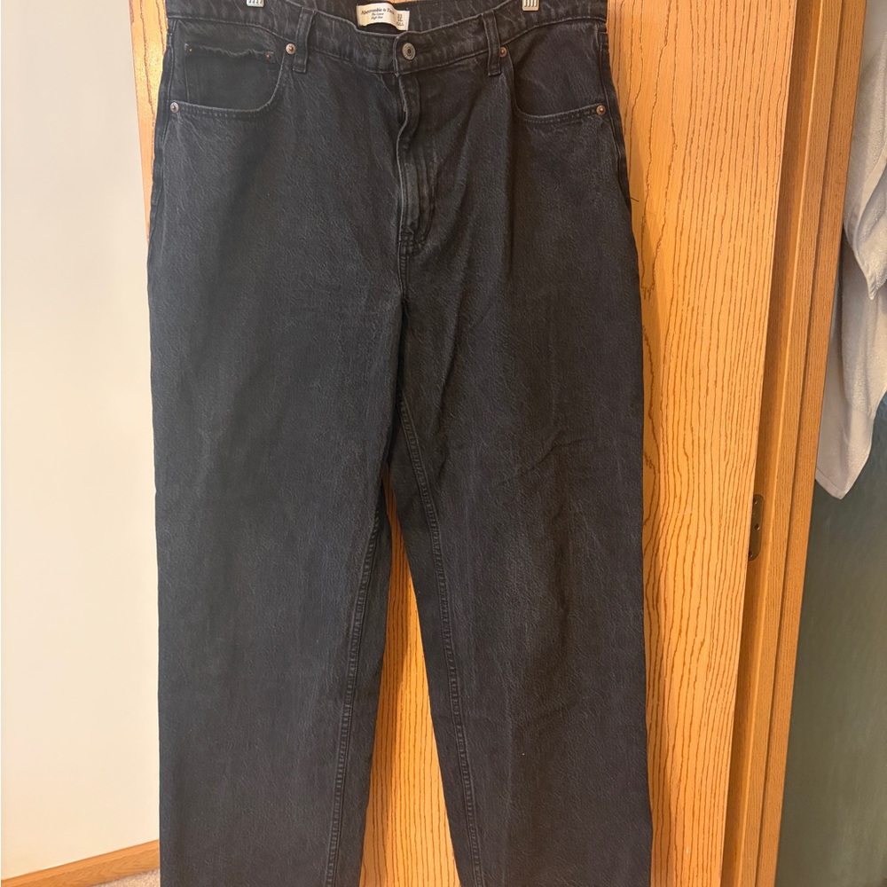 Abercrombie & Fitch High Rise Black Jeans